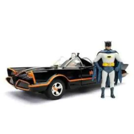 Batman Diecast Model 1/24 1966 Classic TV Series Batmobile s figurom (model lijevanog metala) termékfotója