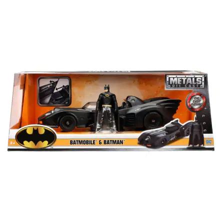 Batman Diecast Model 1/24 1989 Batmobile s figurom termékfotója