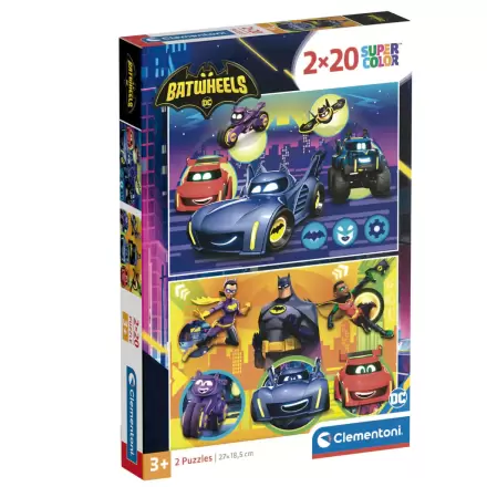 DC Comics Batwheels puzzle 2 x 60 komada termékfotója