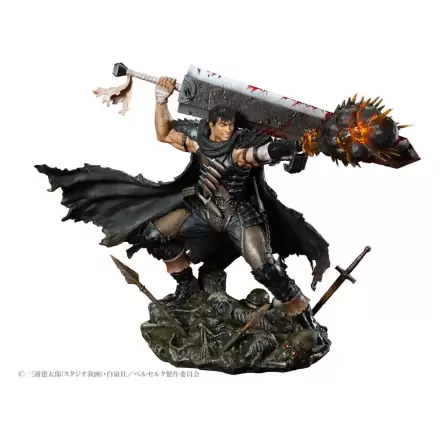 Berserk PVC Statua 1/7 Guts Black Swordsman Ver. 26 cm fotografija proizvoda