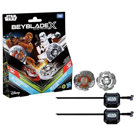 Beyblade X Chewbacca 4-80LF i Stormtrooper 5-70B fotografija proizvoda