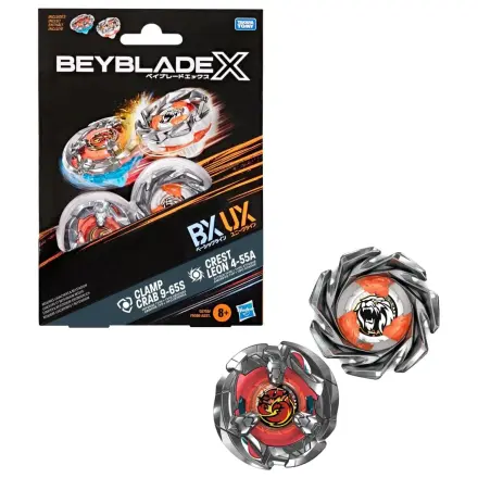 Beyblade X Clamp Crab 9-65S & Crest Leon 4-55A fotografija proizvoda
