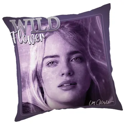 Billie Eilish Wild Flower jastuk, ukrasni jastuk fotografija proizvoda