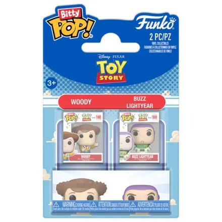 Bitty Funko POP pakiranje 2 figurice Disney Pixar Toy Story Woody & Buzz fotografija proizvoda