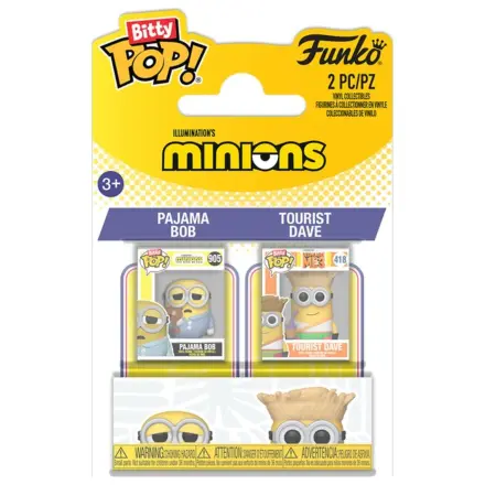 Bitty Funko POP pakiranje s 2 figure Minions Bob & Dave fotografija proizvoda