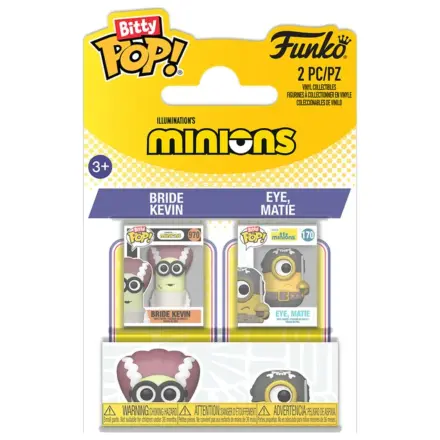 Bitty Funko POP pakiranje 2 figurice Minions Kevin & Eye fotografija proizvoda
