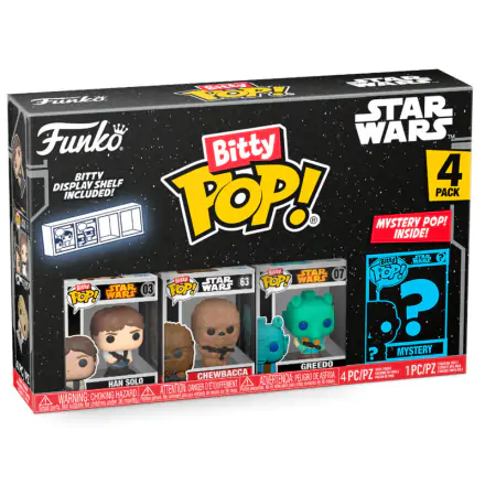 Star Wars Bitty POP! Vinilna figura 4-Pack Han Solo 2,5 cm termékfotója