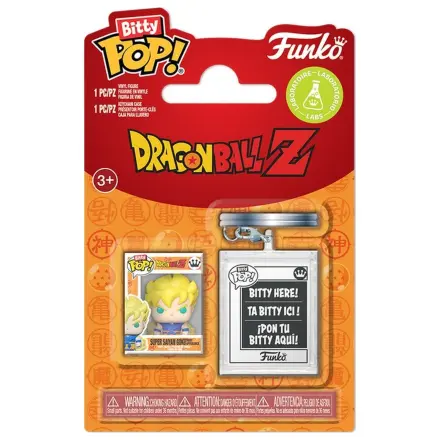 Bitty Funko POP figura i privjesak za ključeve Dragon Ball Super Saiyan Goku fotografija proizvoda