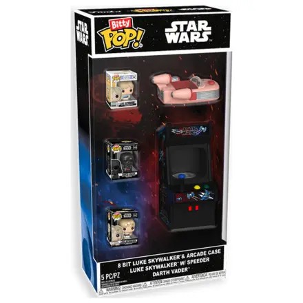 Bitty Funko POP figura Star Wars 8 Bit Luke Skywalker i Arcade Case fotografija proizvoda