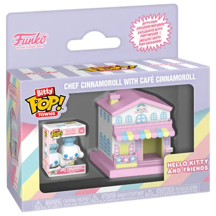 Bitty Funko POP figure Town Hello Kitty and Friends Chef Cinnamoroll With Cafe Cinnamoroll fotografija proizvoda