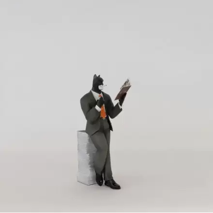 Blacksad: Blacksad na hrpi stripova figura fotografija proizvoda