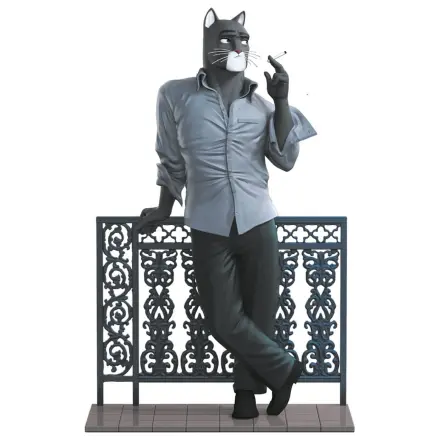 Blacksad Smola Kip Blacksad na balkonu 24 cm fotografija proizvoda