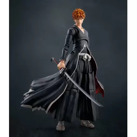 Bleach S.H. Figuarts akcijska figura Ichigo Kurosaki Getsugatensho 15 cm termékfotója