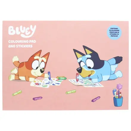 Bluey bojanka A4 i set naljepnica fotografija proizvoda