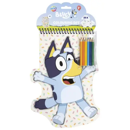 Bluey Happy Shape set za bojanje sa naljepnicama i bojicama fotografija proizvoda