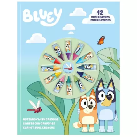 Bluey bilježnica i 12 mini bojica fotografija proizvoda