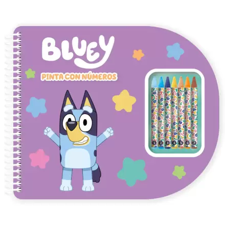 Bluey Bojanje po brojevima bilježnica fotografija proizvoda