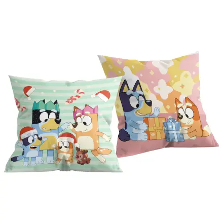 Bluey Zimski Božićni jastuk fotografija proizvoda