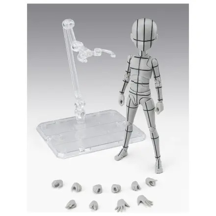 Body Series Body-Kun- Ken Sugimori Edition Wireframe Gray Color Ver. S.H. Figuarts figura 13cm fotografija proizvoda