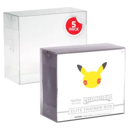 PET Zaštitnici Paket od 5 komada za Booster Kutije / Elite Trainer Kutije Ver. 2 fotografija proizvoda