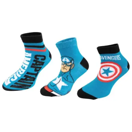 Avengers Captain America dječje tajne čarape 27/30 fotografija proizvoda