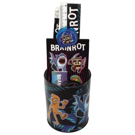 Brainrot Vibes set pisaćeg pribora od 7 komada fotografija proizvoda