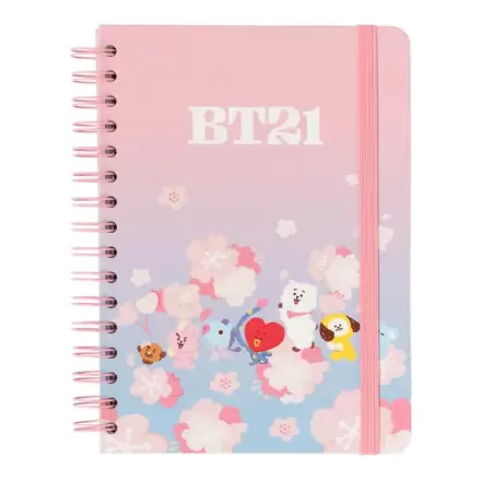 BT21 Sakura A5 bilježnica termékfotója