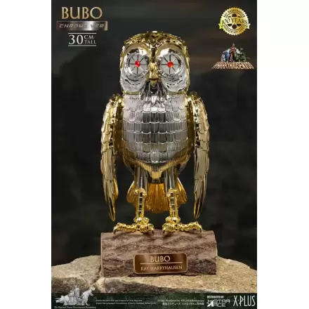 Bubo the Mechanical Owl Soft Vinyl Kip Ray Harryhausen's Bubo Chrome Ver. 30 cm fotografija proizvoda
