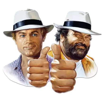 Bud Spencer & Terence Hill 3D metalna ploča Hill + Spencer 45 x 45 cm termékfotója