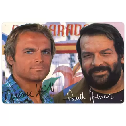 Bud Spencer & Terence Hill metalna ploča s autogramom 20 x 30 cm termékfotója