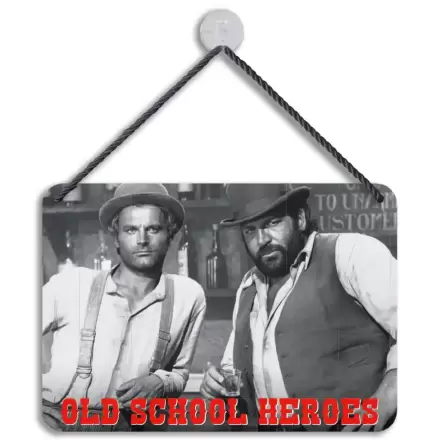 Bud Spencer & Terence Hill metalna ploča Old School Heroes 16,5 x 11,5 cm termékfotója