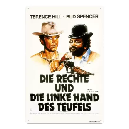 Bud Spencer & Terence Hill Metalna Ploča Rechte und Linke Hand des Teufels 20 x 30 cm fotografija proizvoda