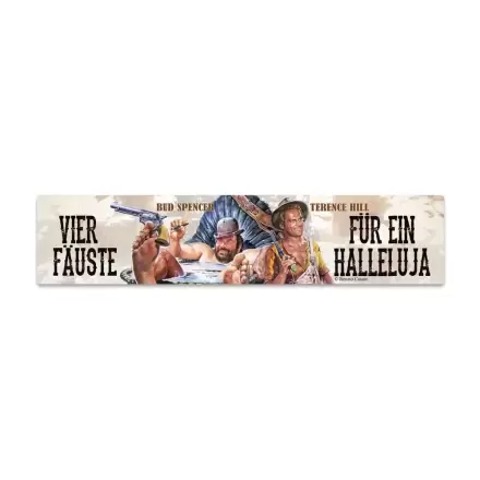 Bud Spencer & Terence Hill Limena Znak s Magnet Vier Fäuste für ein Halleluja 16 x 3,5 cm fotografija proizvoda