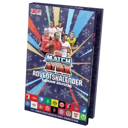 Bundesliga Match Attax Trading Cards 2025/26 Adventski kalendar fotografija proizvoda