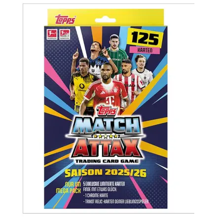 Bundesliga Match Attax Trading Cards 2025/26 Mega pakiranje fotografija proizvoda
