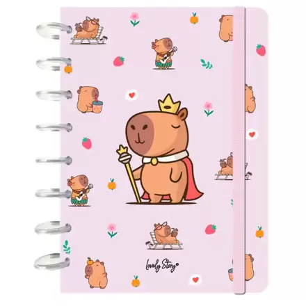 Capibara Majesty A5 bilježnica fotografija proizvoda