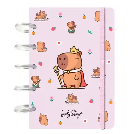 Capibara Majesty A6 bilježnica fotografija proizvoda