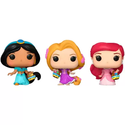 Carrot Pocket POP blister 3 figure Disney Princess Rapunzel Ariel Jasmin termékfotója