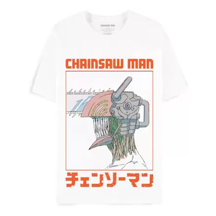 Chainsaw Man majica kratkih rukava trobojna Chainsaw termékfotója