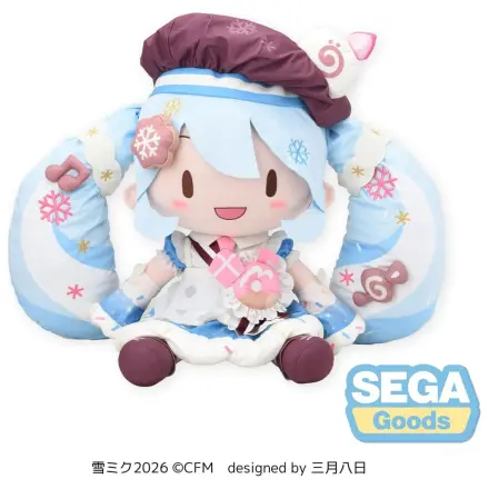 Character Vocal Series 01: Hatsune Miku Fuwa Petit plišana figura Snow Miku 2026 Dodeka Jumbo 50 cm fotografija proizvoda
