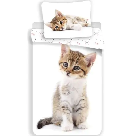 Komplet navlake za poplun s temom mačaka 140x200cm, 70x90cm fotografija proizvoda