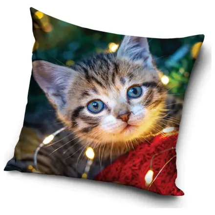 Jastučnica u stilu mačke sa ugodnim svjetlima fotografija proizvoda
