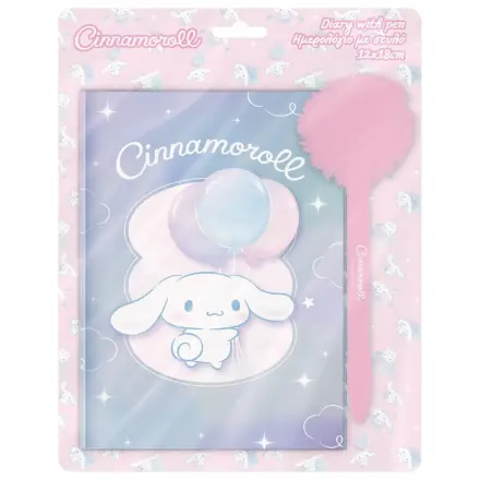 Cinnamoroll Poklon set Dnevnik s lokotom + Pompom Kemijska olovka fotografija proizvoda