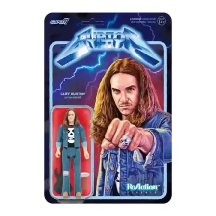 Cliff Burton ReAction akcijska figura Wave 01 Cliff Burton 10 cm termékfotója