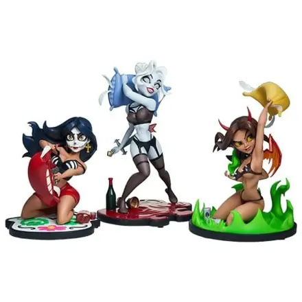 Coffin Comics Designer Statues Set Sleepover In Hell fotografija proizvoda