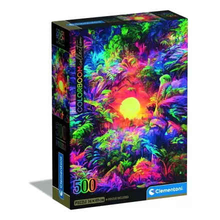 Puzzle Color Boom Psychedelic Jungle Sunrise 500 kom termékfotója