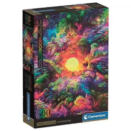 Puzzle Color Boom Psychedelic Jungle Sunrise 500 kom fotografija proizvoda