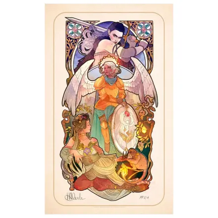 Critical Role Art Print Ashley Johnson: 10th Anniversary Art Nouveau Ilustracije 46 x 28 cm - neuramljen fotografija proizvoda