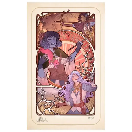 Critical Role Art Print Laura Bailey: 10th Anniversary Art Nouveau Illustrations 46 x 28 cm - bez okvira fotografija proizvoda