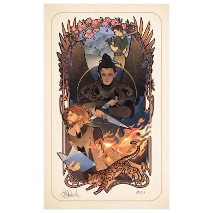 Critical Role Art Print Liam O'Brien: 10th Anniversary Art Nouveau Ilustracije 46 x 28 cm - neokvireno fotografija proizvoda